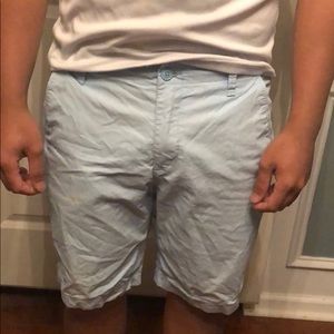 Express Light Blue Shorts